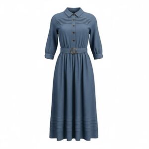 *SOLD*Vintage Denim A Line Dress By Etoile